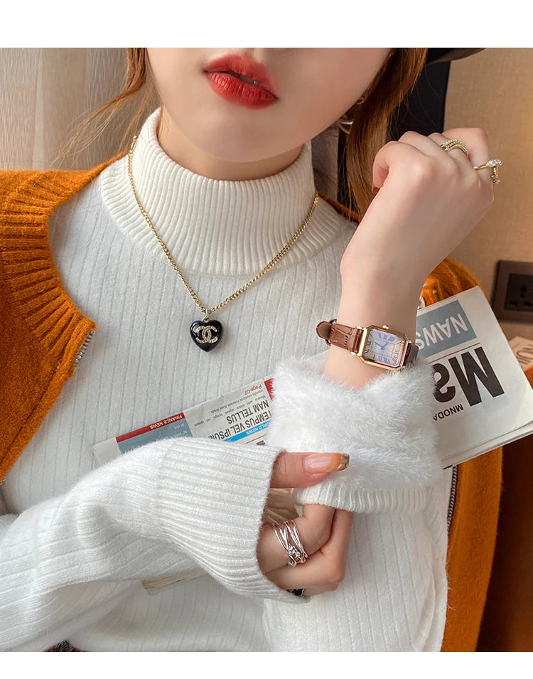 Women's Retro Turtleneck Winter Sweater 2025