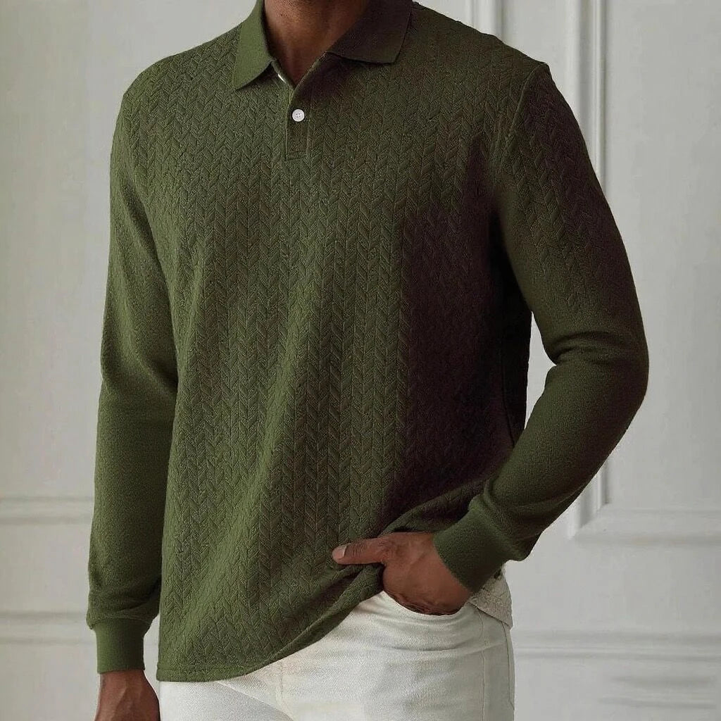 Men’s Long Sleeve Polo Shirt