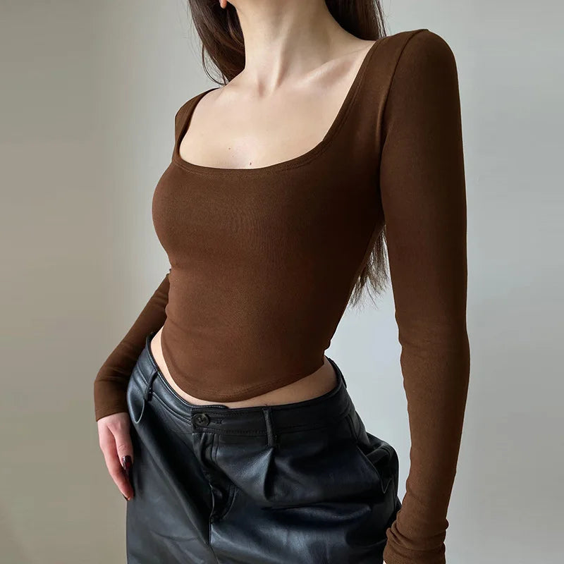 Skinny Sexy Solid Crop Top