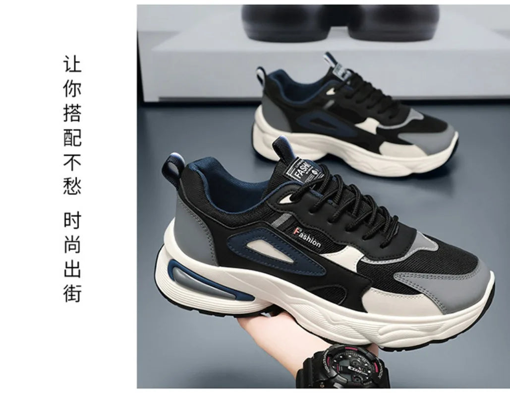 2025 Men’s Trendy Outdoor Wear-Resistant Sneakers