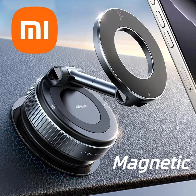 Xiaomi Magnetic Phone Holder – Rotating Folding MagSafe Suction Stand for Car, Home & Gym