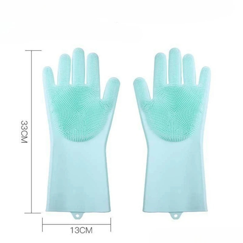 Pet Hair Removal Grooming Glove – Cat & Dog Cleaning, Bathing & Deshedding Scrubber