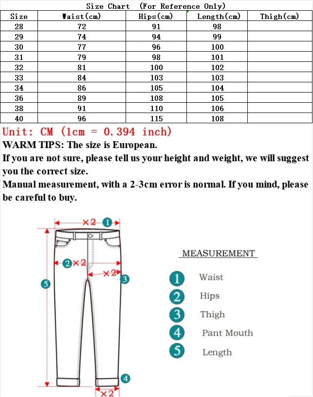 2025 Men Casual Stretch Jeans