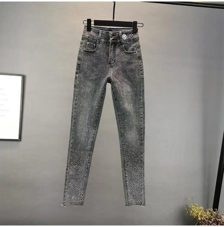 Women’s 2025 Elastic Casual Denim Jeans
