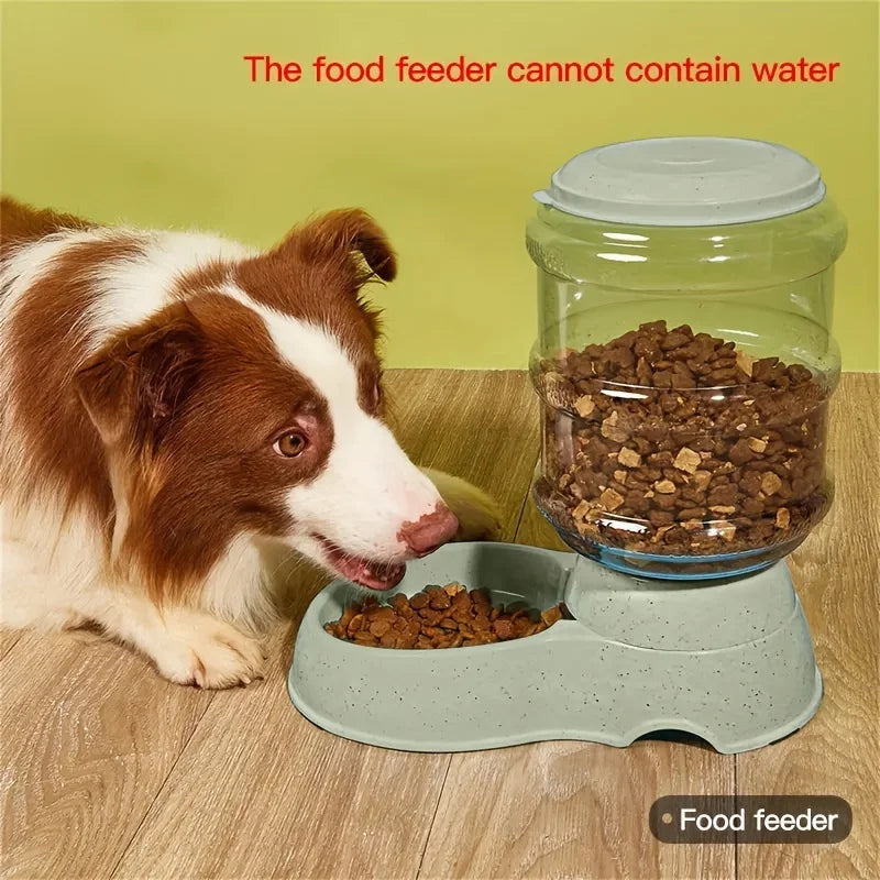Distributeur automatique de nourriture et d'eau pour animaux – Station d'alimentation grande capacité pour chiens et chats
