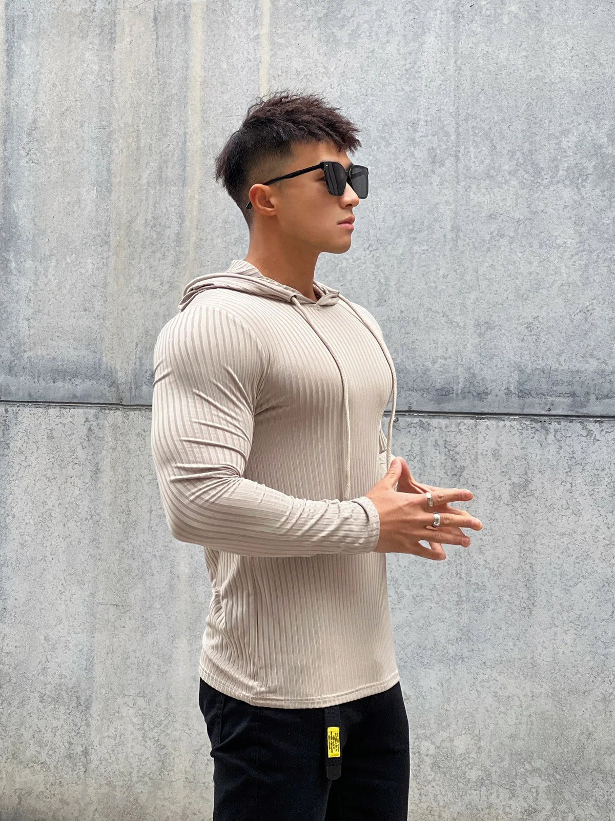 Men’s Long Sleeve Skinny Gym T-Shirt