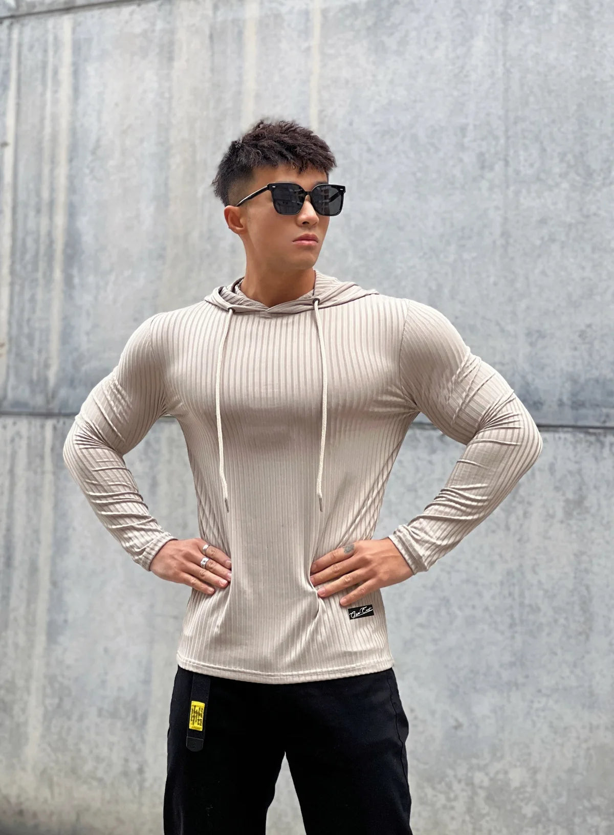 Men’s Long Sleeve Skinny Gym T-Shirt