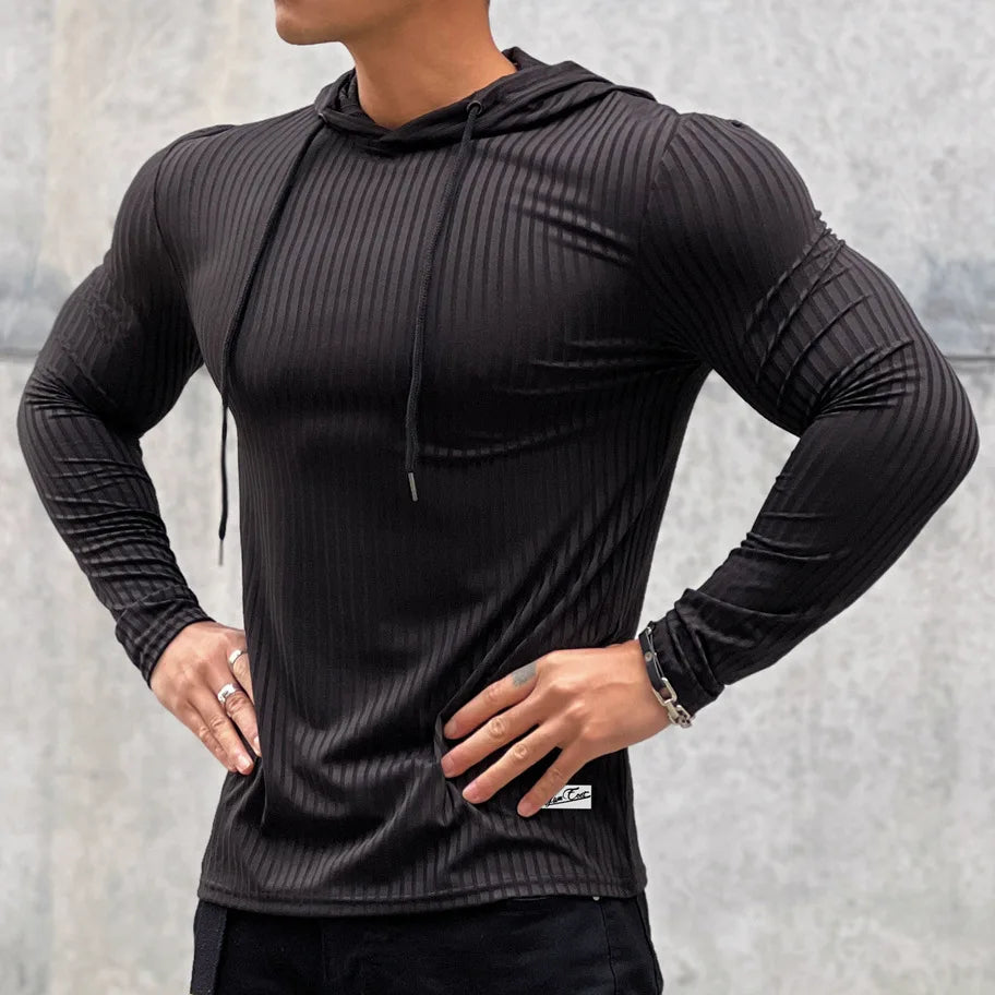 Men’s Long Sleeve Skinny Gym T-Shirt