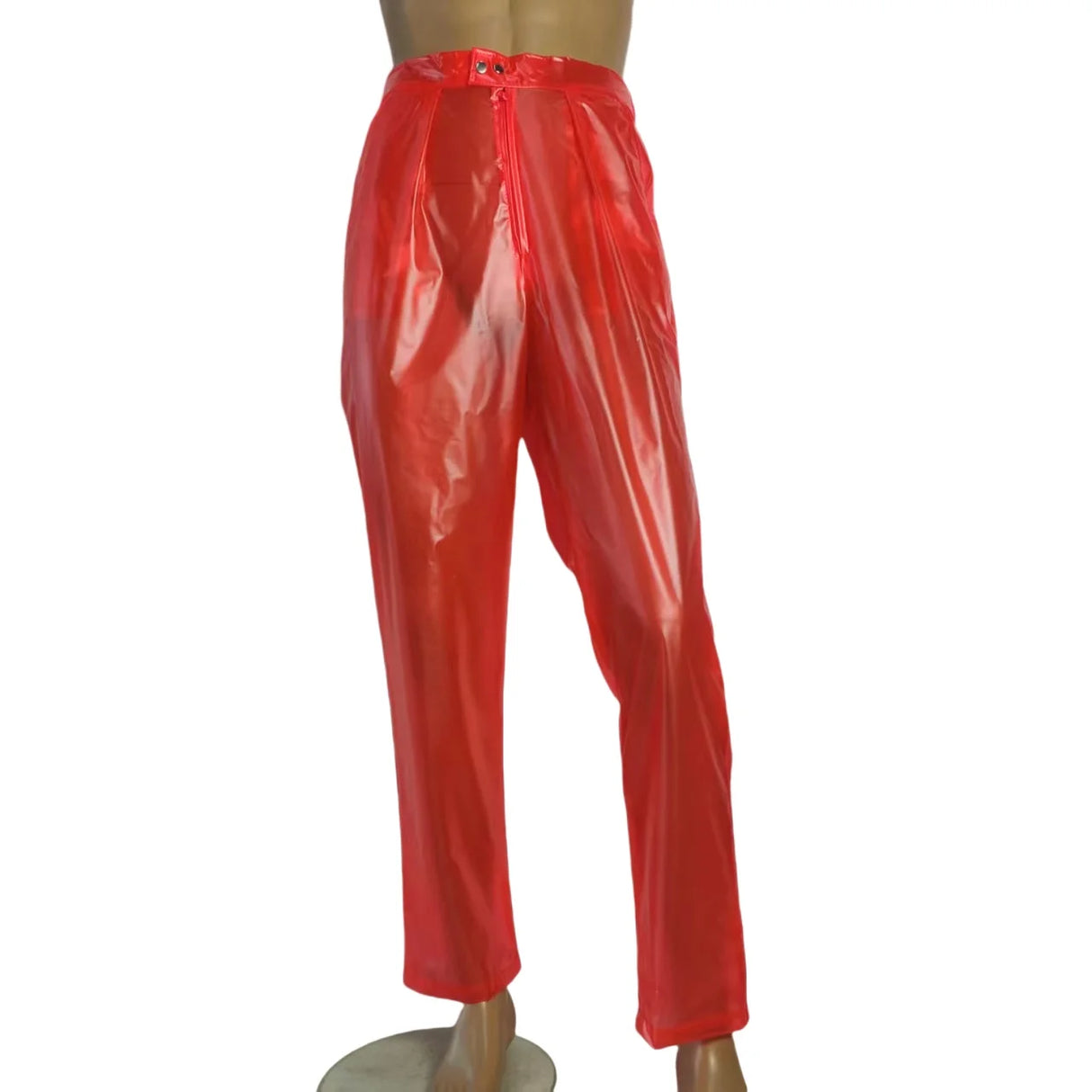 Haian Men's Transparent Straight Cut Club Pants Mens Jeans