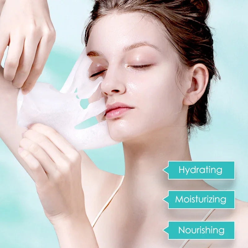 Hyaluronic Facial Mask - Hydrating, Moisturizing and Pore Care (10pcs)