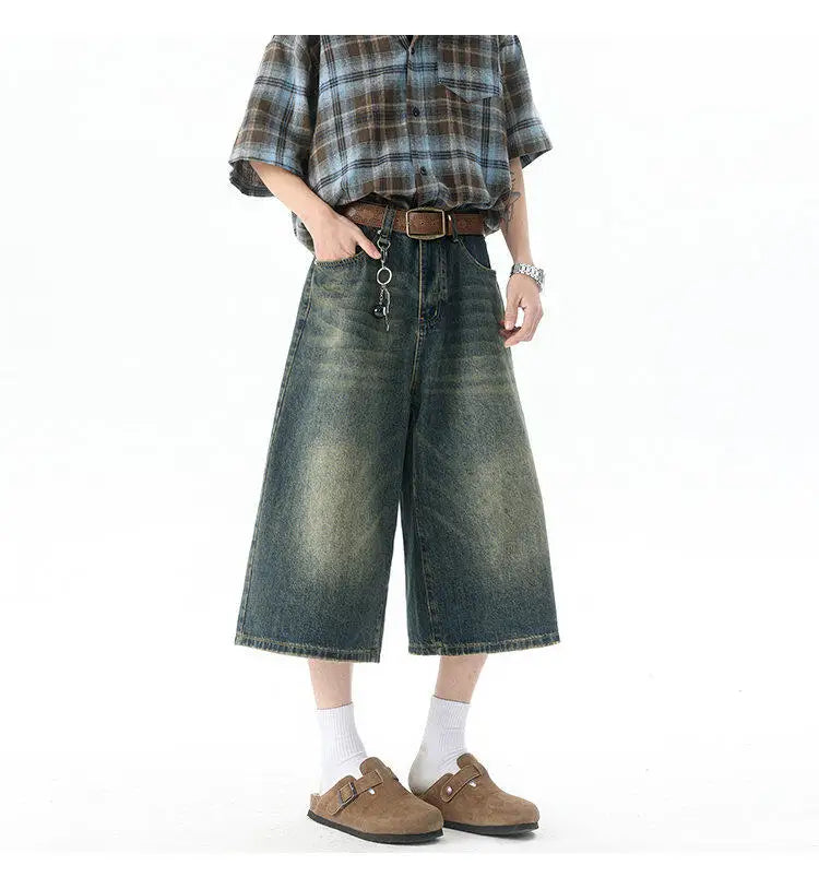 Men’s Trendy High-Waisted Wide