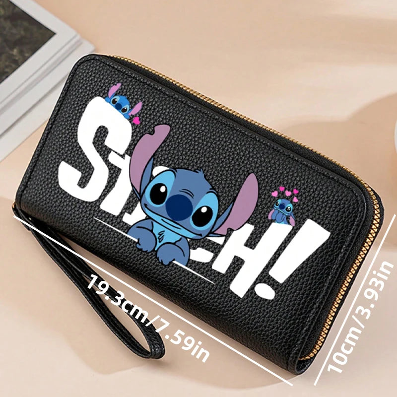 Stitch Long Zip Wallet