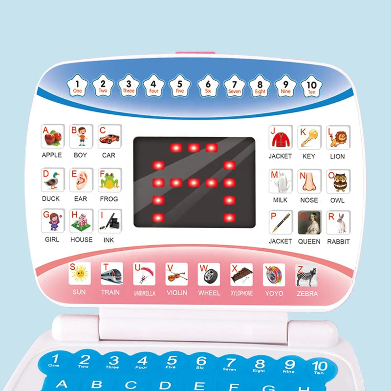 Interactive Preschool Learning Laptop Toy