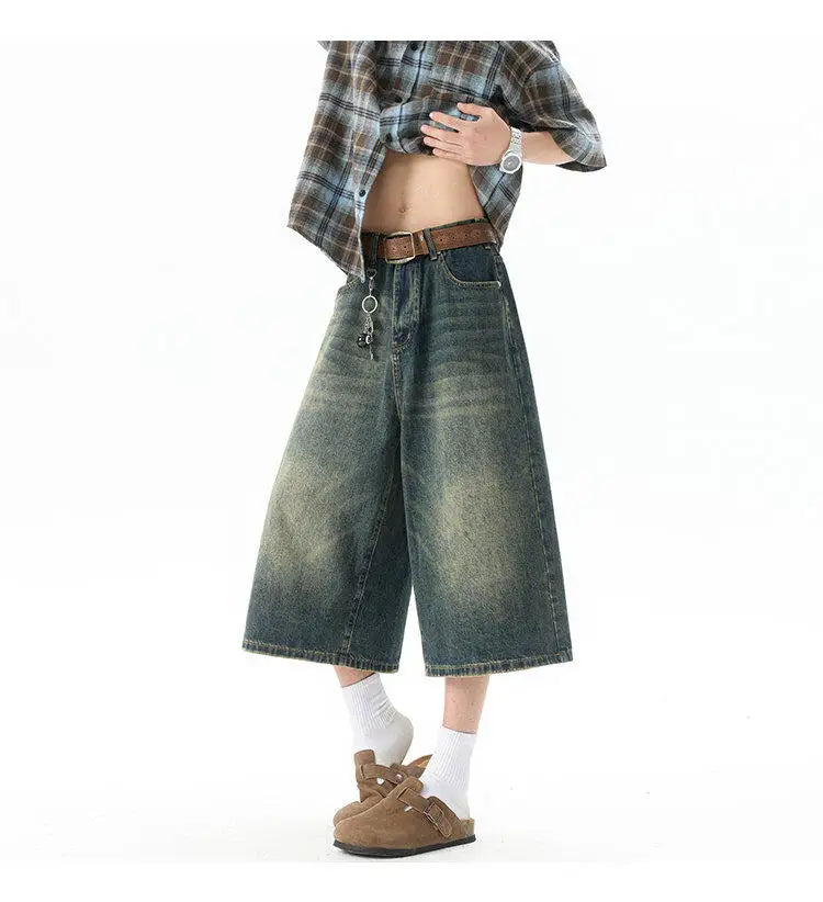 Men’s Trendy High-Waisted Wide