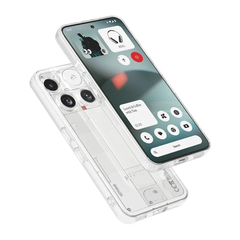 Clear Soft TPU Phone Case for Nothing Phone 3/3A/3A Pro/2A/2A Plus and CMF Phone 1/2 – Drop Protection Transparent Back Cover Coque
