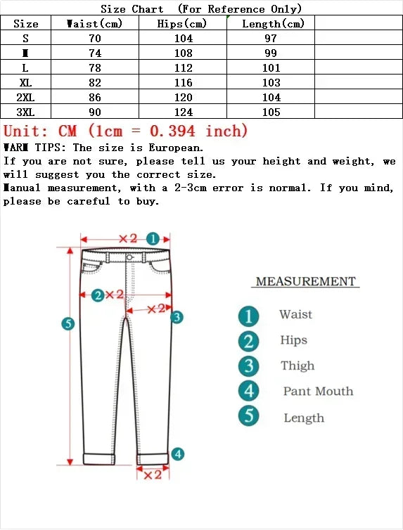 Men’s 2025 Fashion Streetwear Baggy Jeans