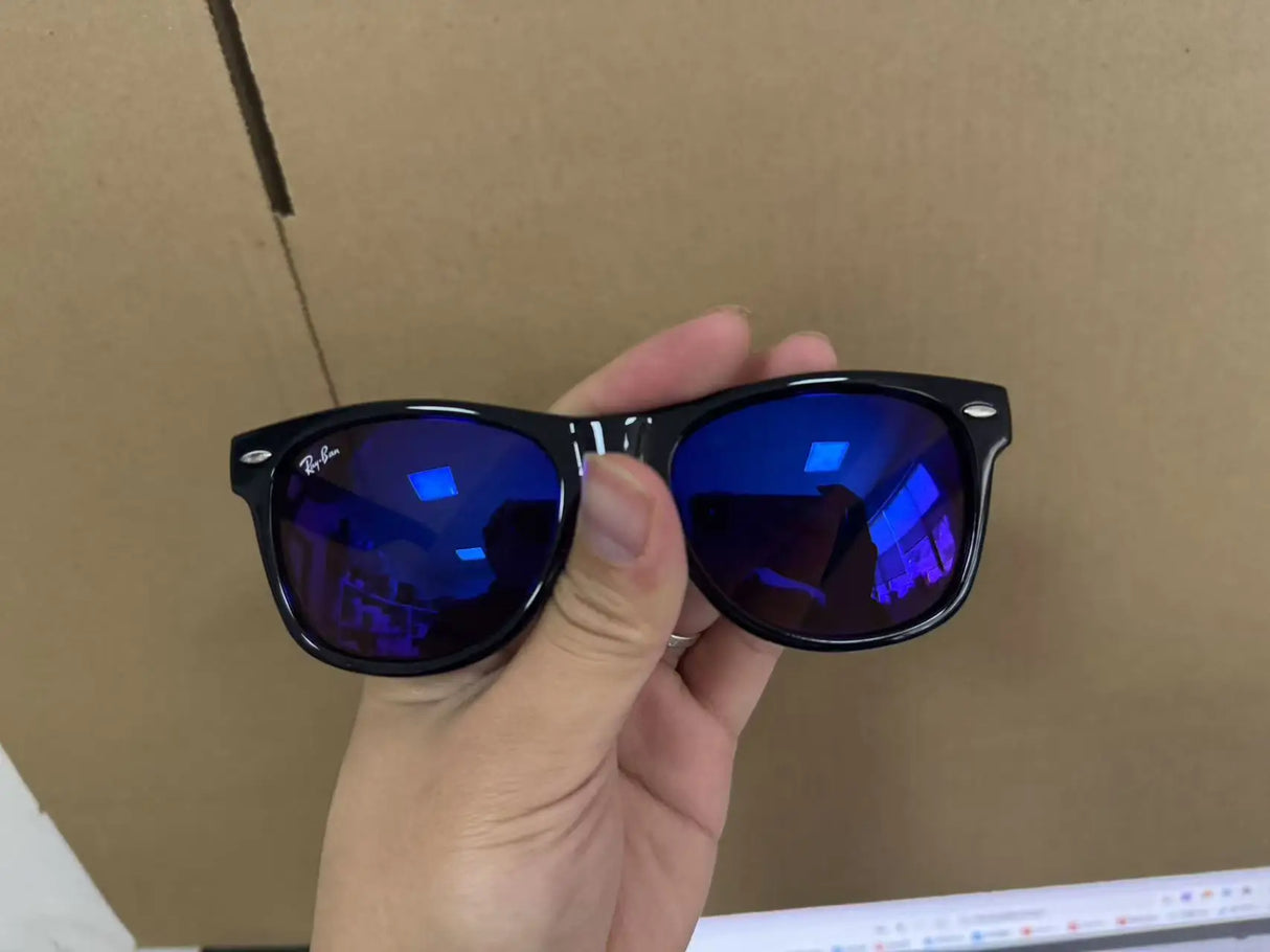 Men’s Vintage-Inspired Fashion Glasses – Large Curved Frame Retro Eyewear | Stylish Party & Costume Accessories