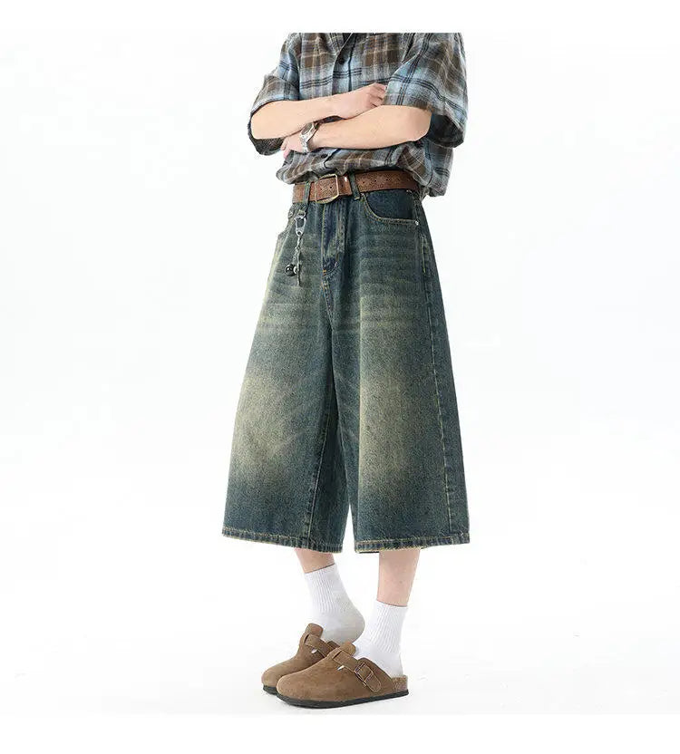 Men’s Trendy High-Waisted Wide