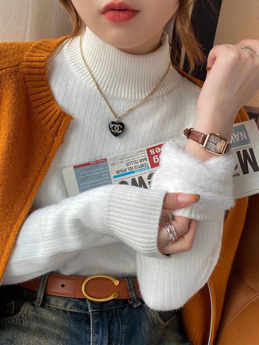 Women's Retro Turtleneck Winter Sweater 2025