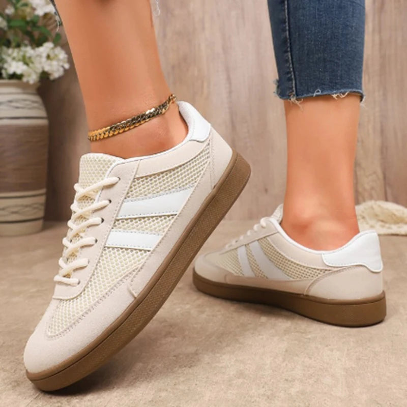 2025 Women’s Breathable Lace-Up Sneakers