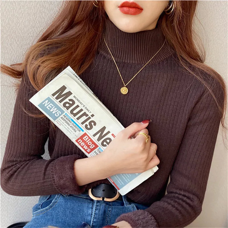 Women's Retro Turtleneck Winter Sweater 2025