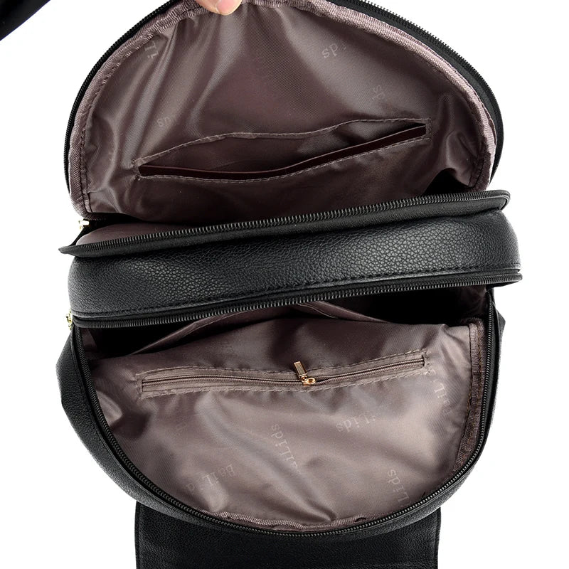 Soft Leather Women’s Backpack – Spacious & Stylish
