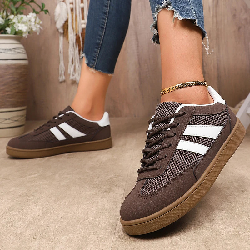 2025 Women’s Breathable Lace-Up Sneakers