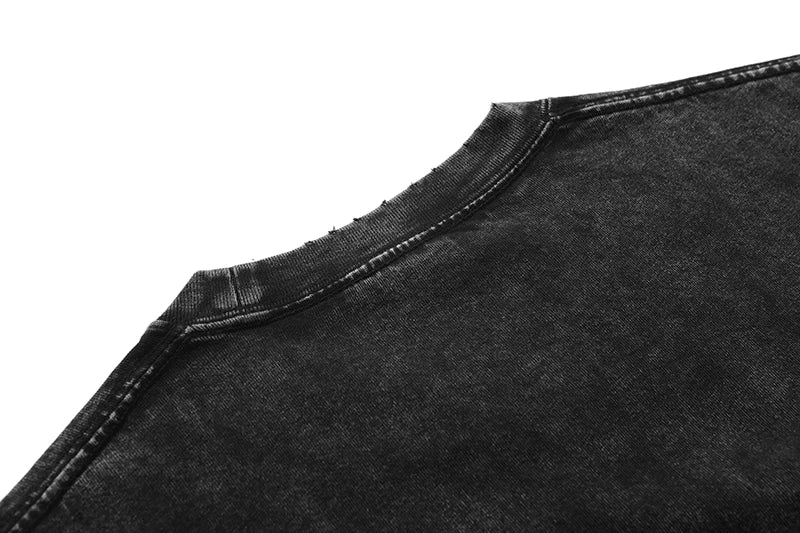 Anime Gothic Printed Oversized T-Shirt for Men