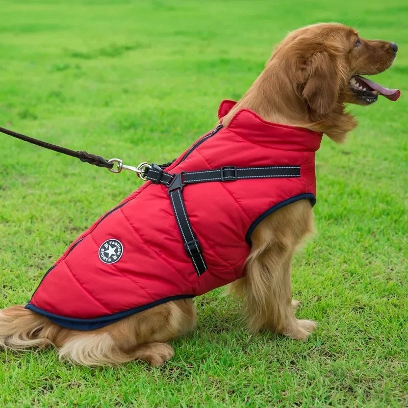 Large Pet Dog Jacket | Warm Winter Coat for Big Dogs
