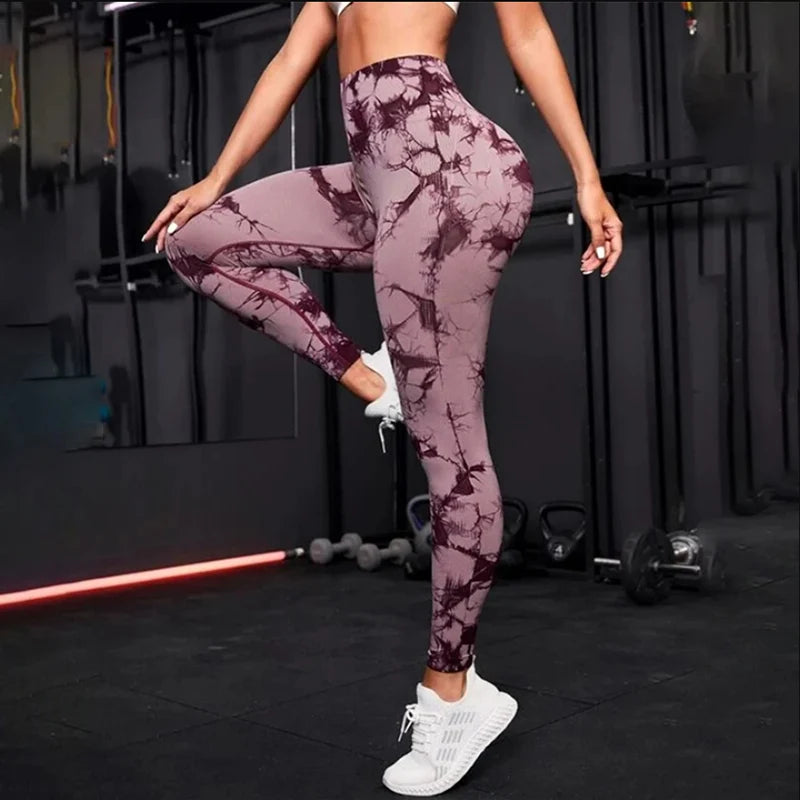 Seamless High Waist Leggings for Women – Yoga Fitness Workout Pants