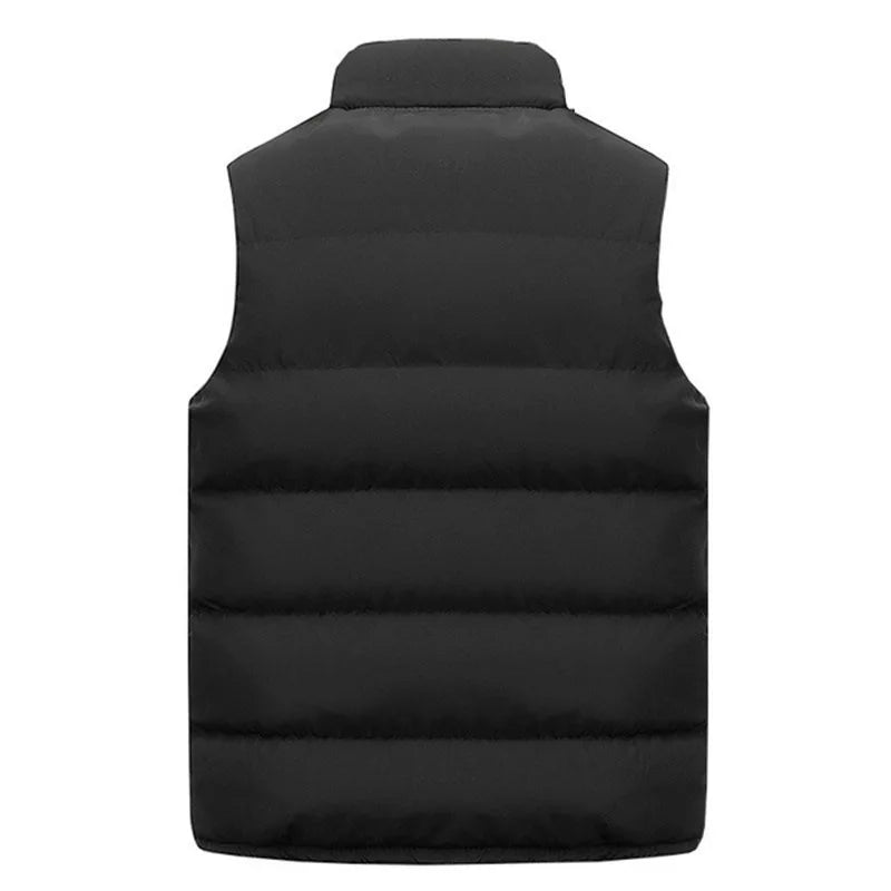 Mens Warm Sleeveless Vest Jacket