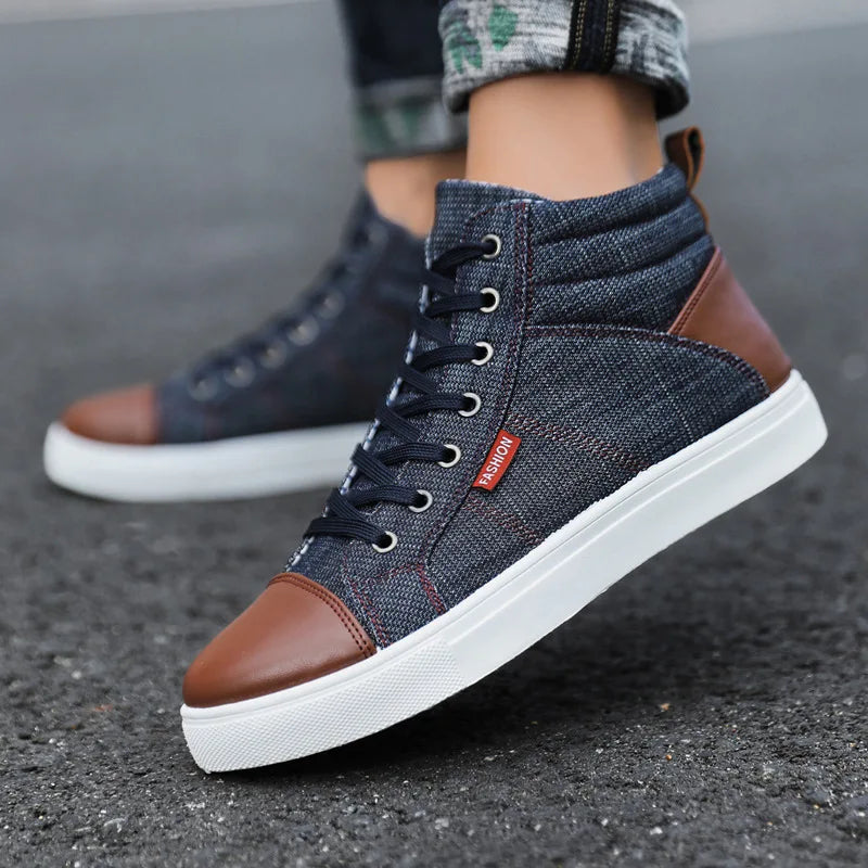 Men’s High Top Luxury Casual Sneakers