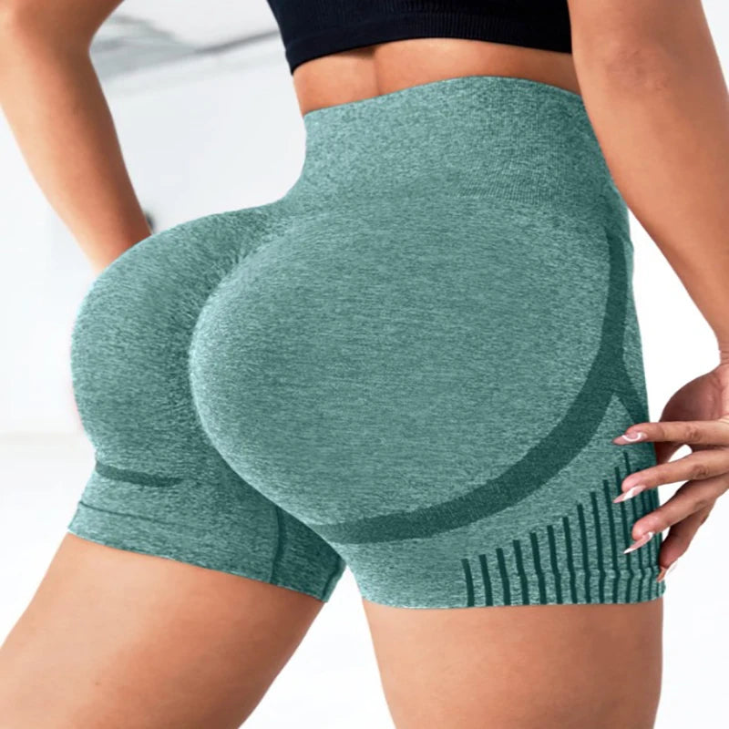 Women’s Seamless High-Waist Yoga Shorts – Quick-Dry, High Elastic Fitness Leggings | EU/US Style Sportswear