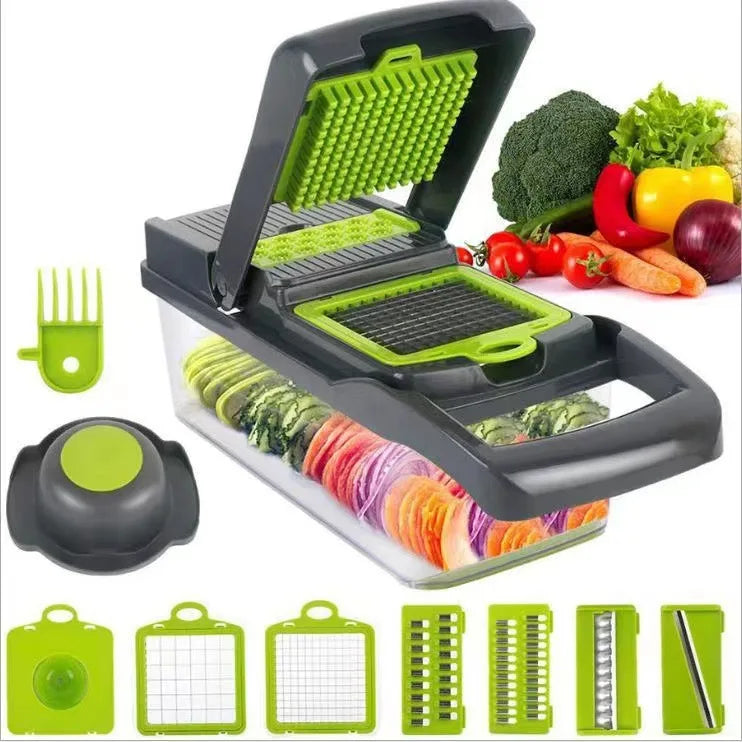 Multi-Functional Vegetable Cutter – 5-in-1 Slicer, Shredder & Dicer Kitchen Tool