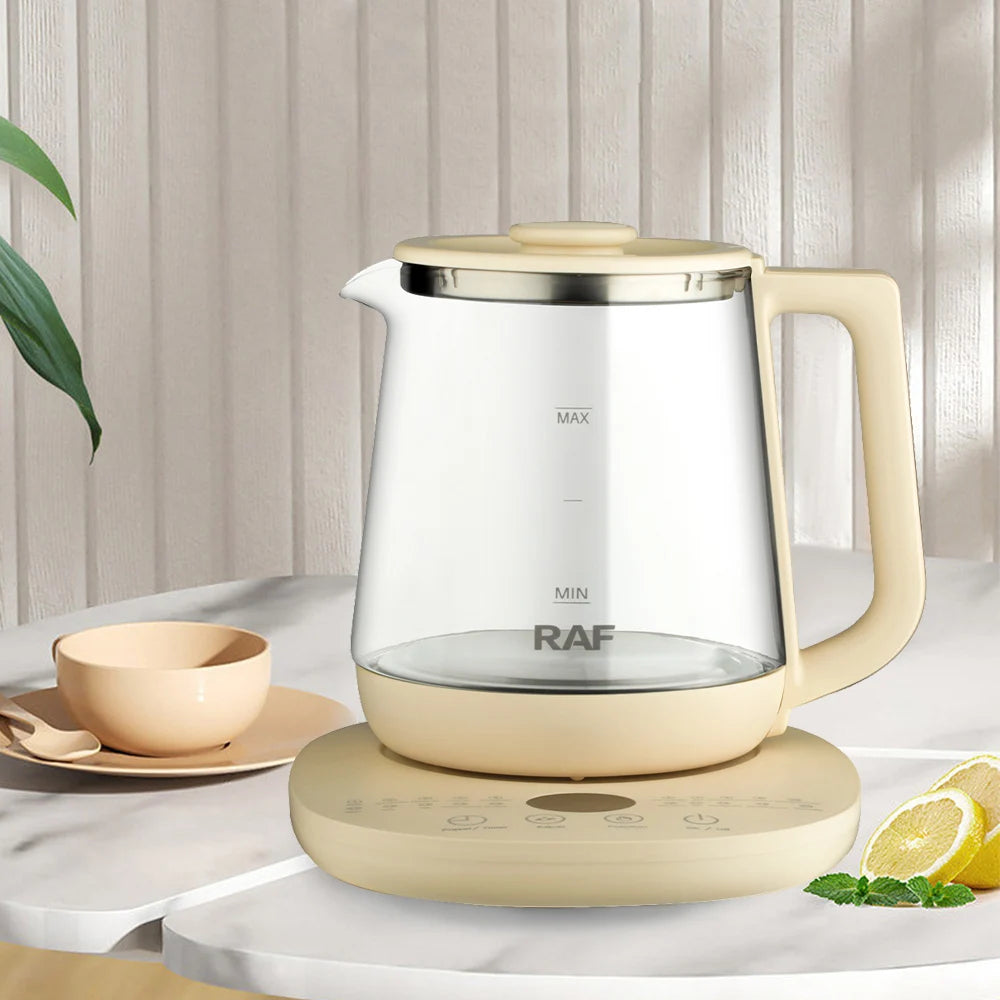 1.5L Electric Health-Preserving Glass Kettle – Smart Automatic Multifunctional Tea & Coffee Maker