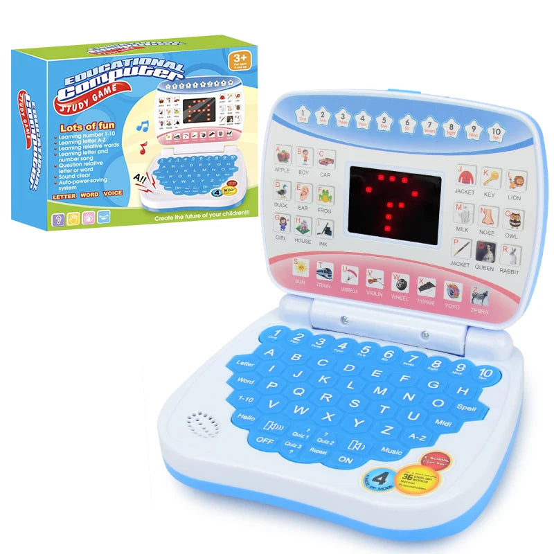 Interactive Preschool Learning Laptop Toy