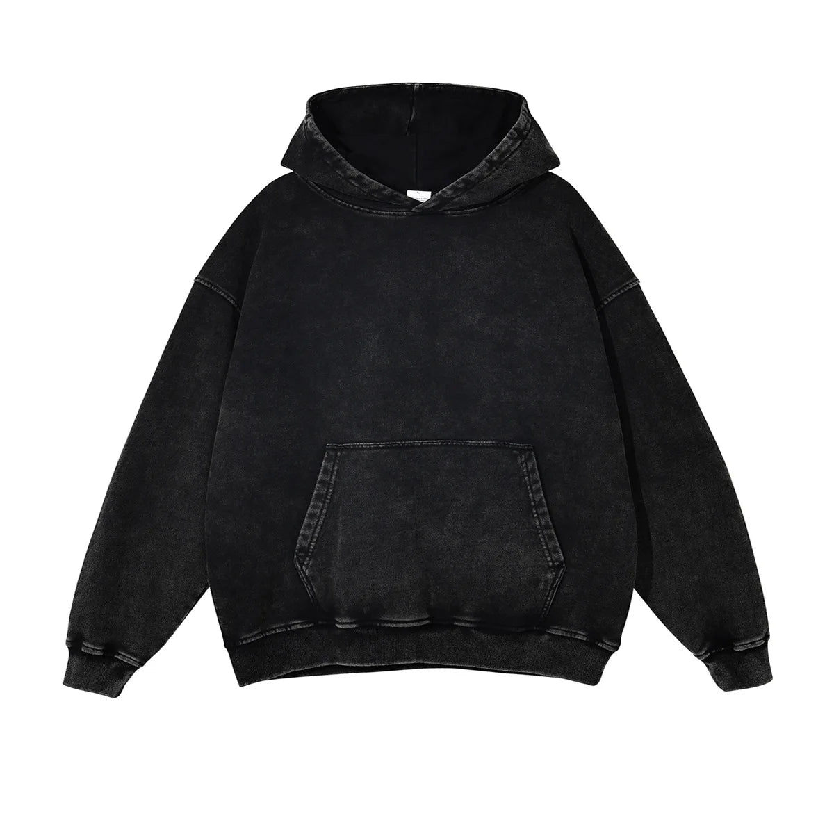 Vintage Washed Hoodie – Unisex Retro Streetwear Pullover