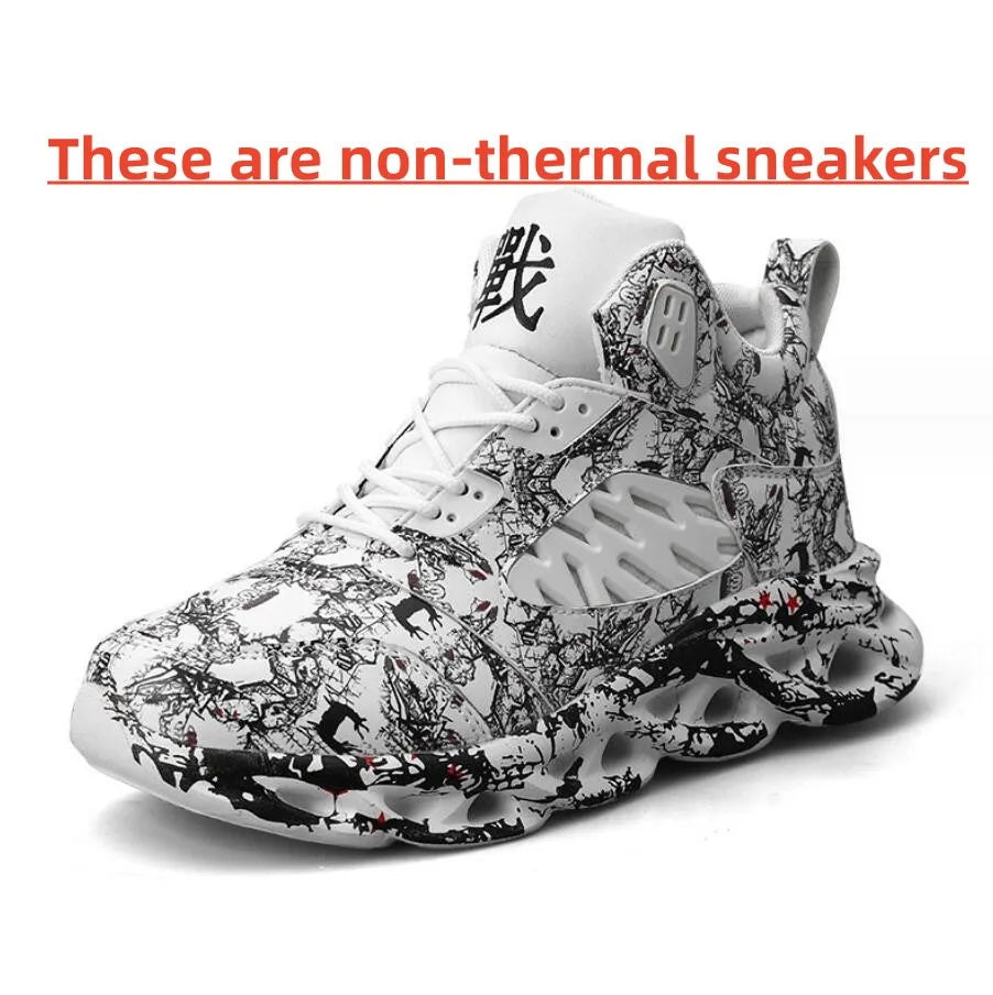 Winter Men’s Ankle Boots – Anti-Slip Warm Sneakers | Snow Boots Plush Outdoor Sport Shoes for Men