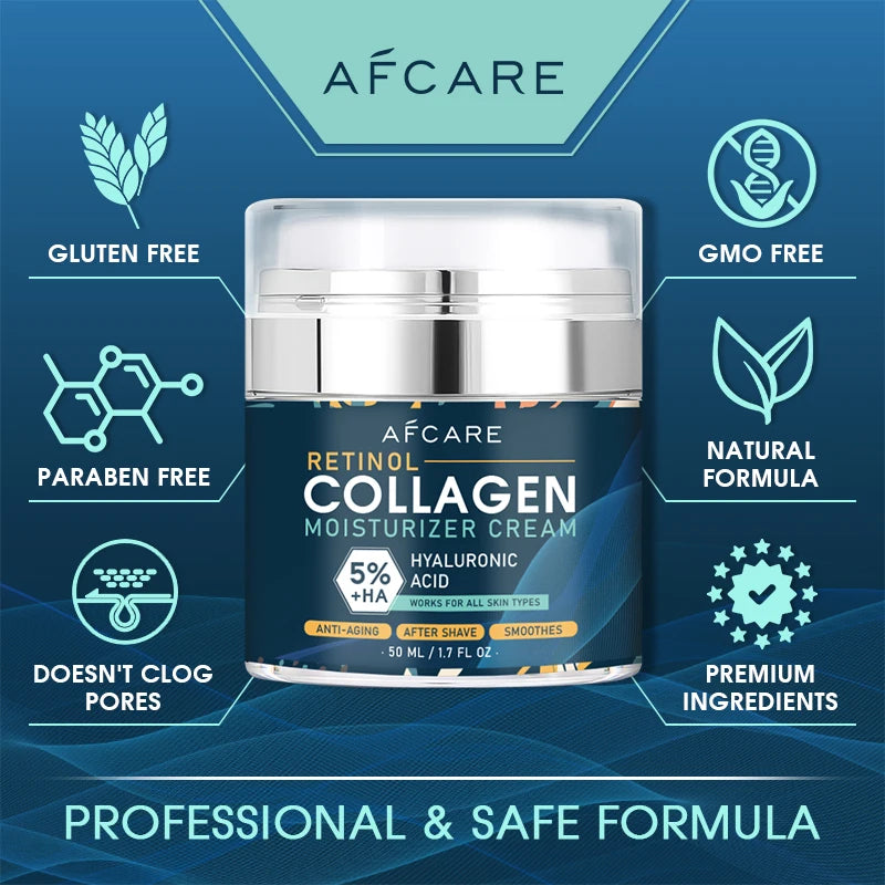 Retinol & Collagen Men’s Face Cream (Firming Moisturizer)