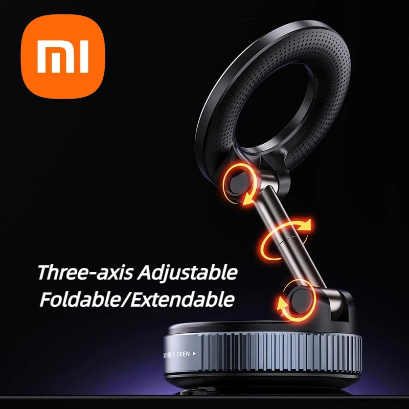 Xiaomi Magnetic Phone Holder – Rotating Folding MagSafe Suction Stand for Car, Home & Gym