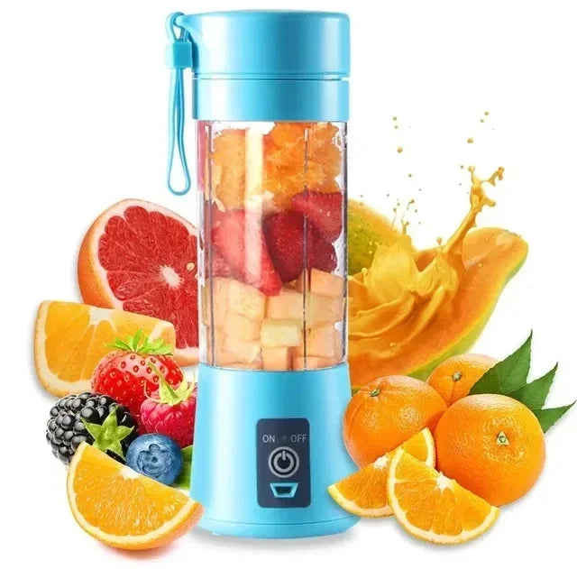 Mini Electric Juicer USB Rechargeable | Portable Smoothie & Milkshake Maker for Fresh Fruit, Orange & Lemon