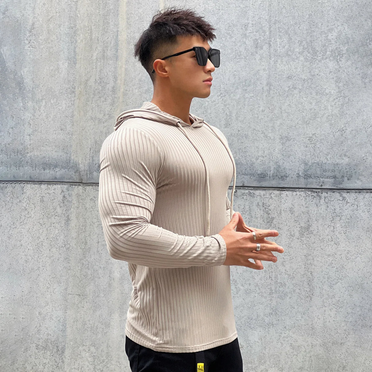 Men’s Long Sleeve Skinny Gym T-Shirt