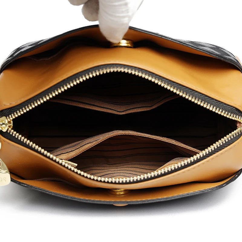 Women’s Mini Shoulder Bag – Square Satchel Underarm Style