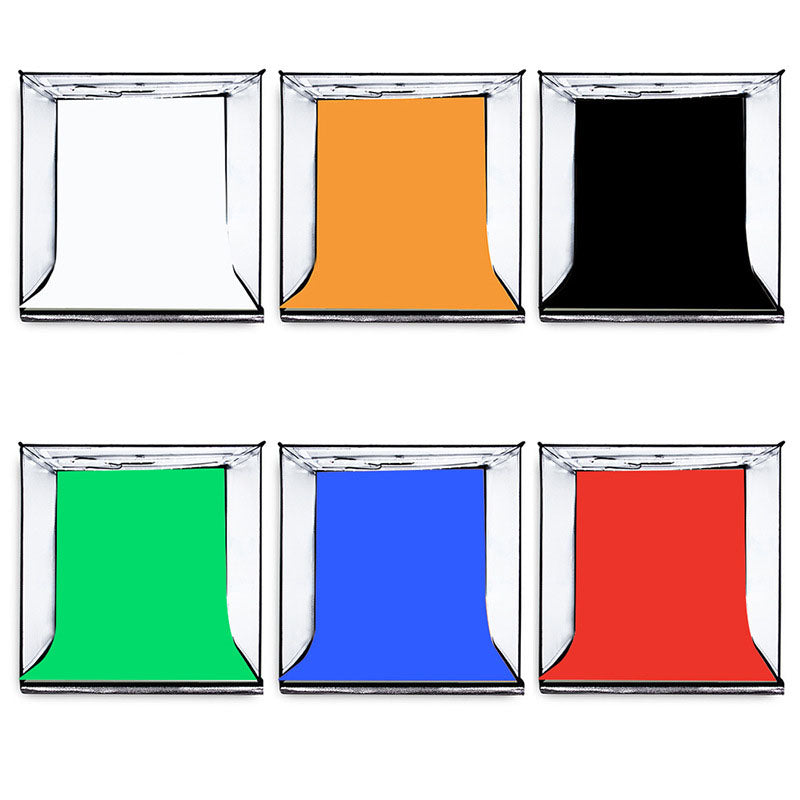 40cm Folding LED Photo Light Box with Dimmable Studio Lighting – Portable Softbox for Product Photography