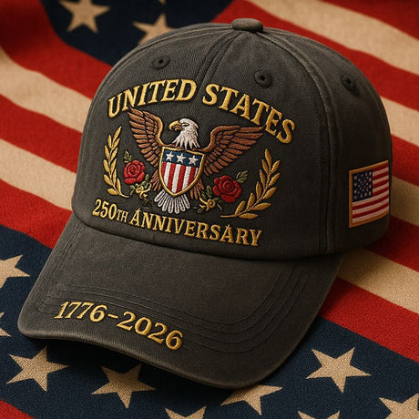 Embroidered Anniversary Commemorative Cap – Premium Snapback Hat with Custom Embroidery for Events, Milestones & Celebrations