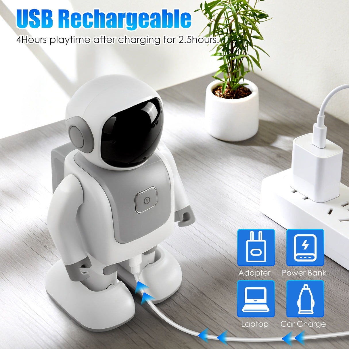 AI Dancing Robot Toy – Smart Interactive Learning & Entertainment Robot for Kids with Bluetooth Music, Programmable Moves & Voice Assistant