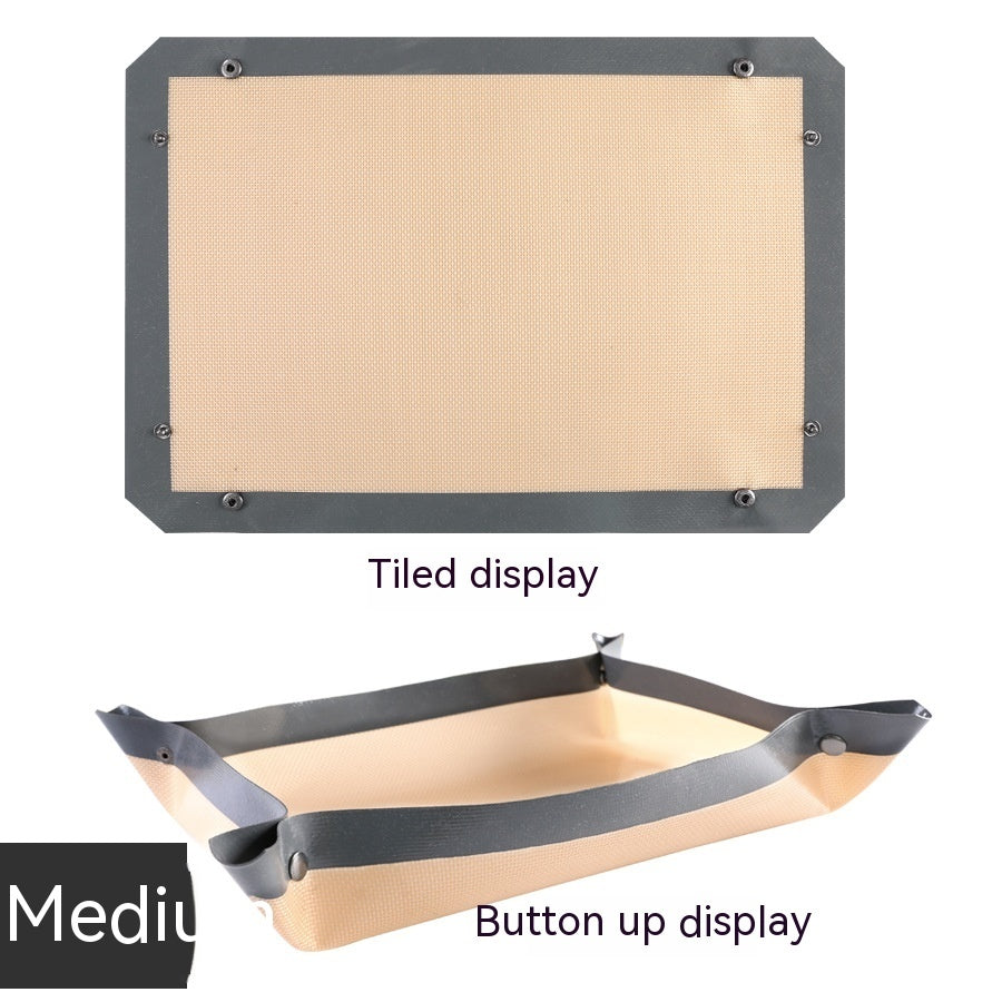 Thick Fiber Silicone Baking Mat – Reusable Non-Stick Silica Gel Baking Pan Liner | Heat-Resistant Baking Tool