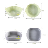 Silicone Air Fryer Accessories Tray – Non‑Stick Heat‑Resistant Baking Tools for Frying, Roasting & Easy Cleanup