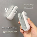 Mini 2-In-1 Heat Sealer & Bag Opener – Portable Electric Food Bag Sealing Machine