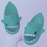 Cartoon Shark Slippers Funny Cutes Soft Slipper Indoor Outdoor  Shoes For Women Men Couples